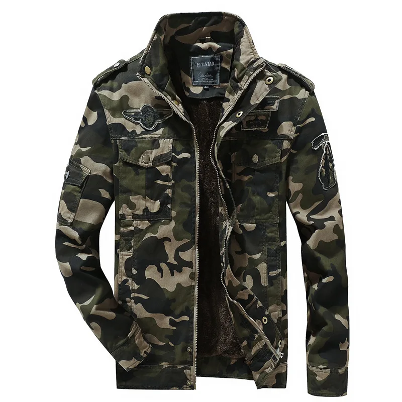 Winter New Style Youth Men Brushed And Thick Camouflage Jacket Army Workwear Cotton Loose-Fit Coat Men's Casual Jacket
Winter New Style Youth Men Brushed And Thick Camouflage Jacket Army Workwear Cotton Loose-Fit Coat Men's Casual Jacket
