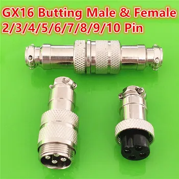1set GX16 Butting Docking Male & Female 16mm Circular Aviation Socket Plug 2/3/4/5/6/7/8/9/10 Pin Wire Panel Connectors
1set GX16 Butting Docking Male & Female 16mm Circular Aviation Socket Plug 2/3/4/5/6/7/8/9/10 Pin Wire Panel Connectors