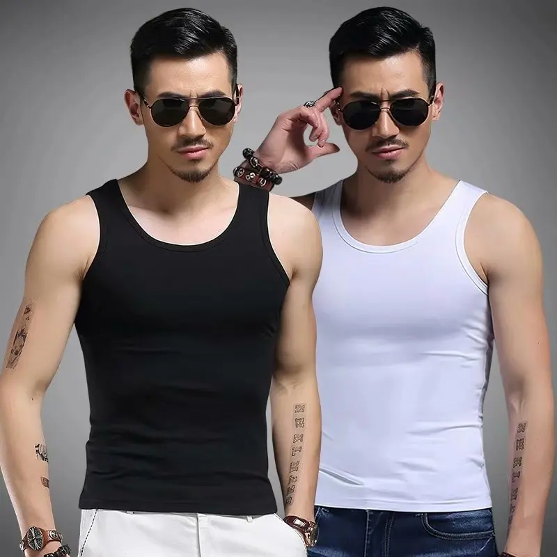 Men's vest cotton sports tide brand white hurdle Slim large size sleeveless t-shirt youth summer fitness
Men's vest cotton sports tide brand white hurdle Slim large size sleeveless t-shirt youth summer fitness