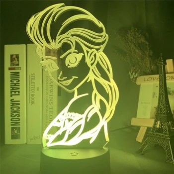 Frozen Queen Princess Elsa 3D Visual Lamp Illusion LED Night Light Elsa Bedside Light Table Lampara Touch Change Lamp Kids Gifts
Frozen Queen Princess Elsa 3D Visual Lamp Illusion LED Night Light Elsa Bedside Light Table Lampara Touch Change Lamp Kids Gifts