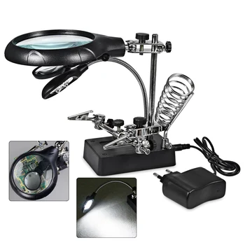 2020New Multifunctional LED Light Magnifier Glass Desk Lamp Sewing Hand Repair Clamp Clip Stand Magnifying Tool Dropshipping
2020New Multifunctional LED Light Magnifier Glass Desk Lamp Sewing Hand Repair Clamp Clip Stand Magnifying Tool Dropshipping