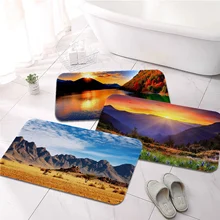Mountain Scenery Sunset Printed Flannel Floor Mat Bathroom Decor Carpet Non-Slip For Living Room Kitchen welcome Doormat
Mountain Scenery Sunset Printed Flannel Floor Mat Bathroom Decor Carpet Non-Slip For Living Room Kitchen welcome Doormat