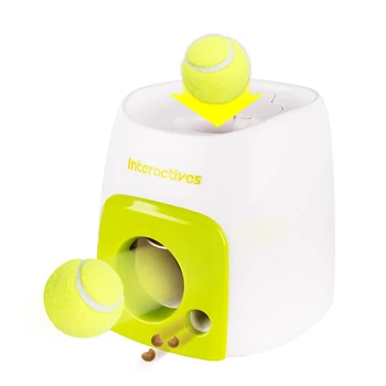 Automatic Pet Feeder Interactive Fetch Tennis Ball Launcher Dog Training Toys Throwing Ball Machine Pet Food Emission Device
Automatic Pet Feeder Interactive Fetch Tennis Ball Launcher Dog Training Toys Throwing Ball Machine Pet Food Emission Device