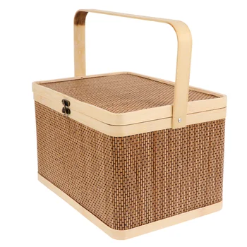 Home Bamboo Woven Storage Basket Fruit Candy Dry Flower Basket Hand Gift Basket
Home Bamboo Woven Storage Basket Fruit Candy Dry Flower Basket Hand Gift Basket