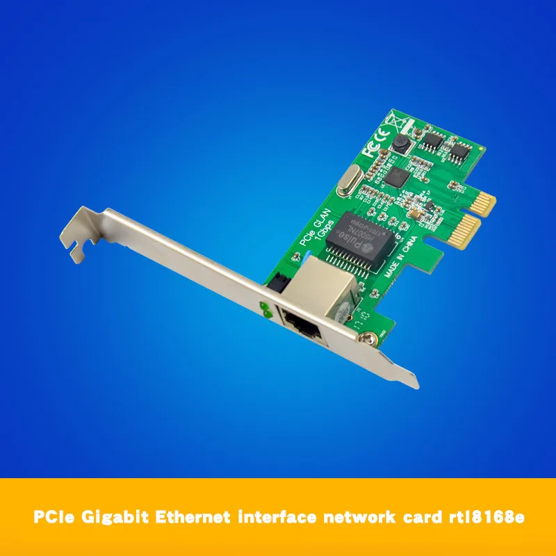 PCI-E Gigabit Ethernet interface network card desktop 1000m PCIe network card rtl8168e
PCI-E Gigabit Ethernet interface network card desktop 1000m PCIe network card rtl8168e