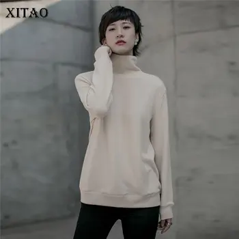 XITAO Pleated Sheath Women T Shirt Fashion New Women Full Sleeve 2019 Winter Elegant Small Fresh Turtleneck Tee Top DMY1616
XITAO Pleated Sheath Women T Shirt Fashion New Women Full Sleeve 2019 Winter Elegant Small Fresh Turtleneck Tee Top DMY1616