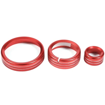 3Pcs Red Inner Center Console Multimedia Knob Cover Trim for Alfa Romeo Giulia 2017-2019
3Pcs Red Inner Center Console Multimedia Knob Cover Trim for Alfa Romeo Giulia 2017-2019