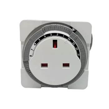 UK Plug Electronic Mechanical Timer Socket Energy Saving 24 Hours intelligent home Protector Certification by CE ROHS GS
UK Plug Electronic Mechanical Timer Socket Energy Saving 24 Hours intelligent home Protector Certification by CE ROHS GS
