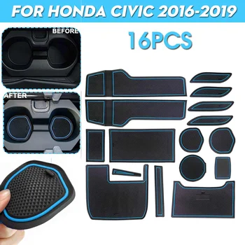 Audew 16Pcs/Lot Car Anti-slip Mats PVC Auto Interior Cup Dashboard Door Console Liner Non Slip Pad Set For Honda Civic 2016-2019
Audew 16Pcs/Lot Car Anti-slip Mats PVC Auto Interior Cup Dashboard Door Console Liner Non Slip Pad Set For Honda Civic 2016-2019