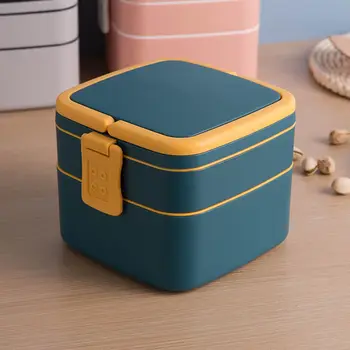 1100ml Portable 2 Layer Healthy Lunch Box Food Container Microwave Oven Lunch Bento Boxes With Cutlery Lunchbox
1100ml Portable 2 Layer Healthy Lunch Box Food Container Microwave Oven Lunch Bento Boxes With Cutlery Lunchbox