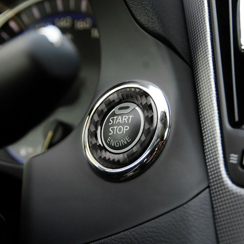 New 1pc Carbon Fiber Engine Start Stop Button Ring Cover For Infiniti Q50 Q60 2014-2019 Decorative Ring
New 1pc Carbon Fiber Engine Start Stop Button Ring Cover For Infiniti Q50 Q60 2014-2019 Decorative Ring