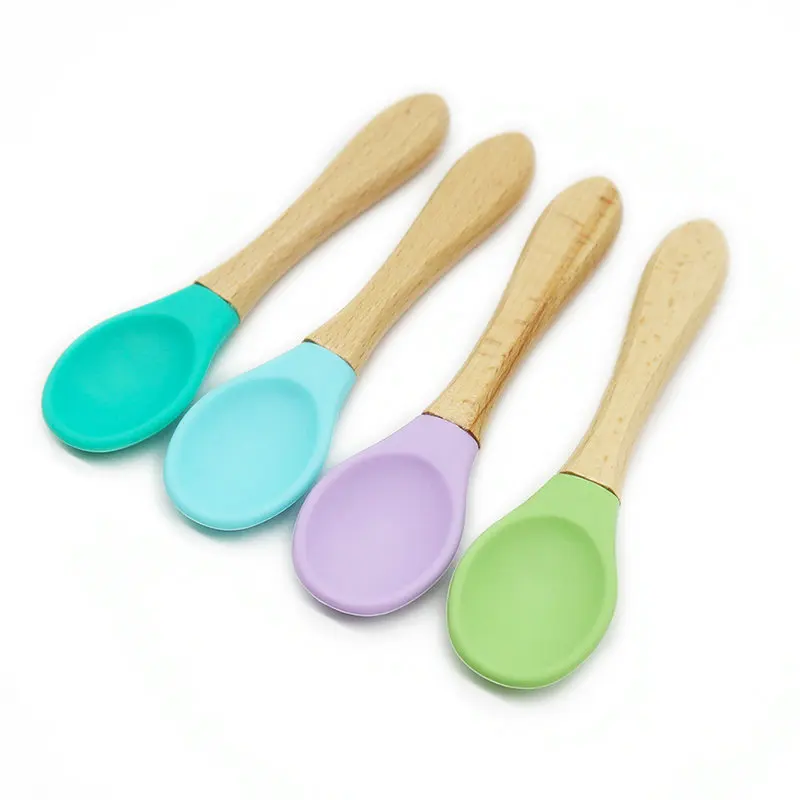 2PCS Baby Bamboo Training Spoons Organic Soft Baby Feeding Silicone Tip Spoon Scoop Easy Grip Handle Toddlers Infant Gifts
2PCS Baby Bamboo Training Spoons Organic Soft Baby Feeding Silicone Tip Spoon Scoop Easy Grip Handle Toddlers Infant Gifts