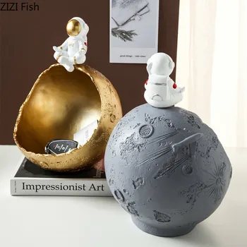Astronaut Resin Storage Tool Desk Ornament Key / Jewelry Storage Box Storage Decor Solid Color Home Decoration Accessories
Astronaut Resin Storage Tool Desk Ornament Key / Jewelry Storage Box Storage Decor Solid Color Home Decoration Accessories
