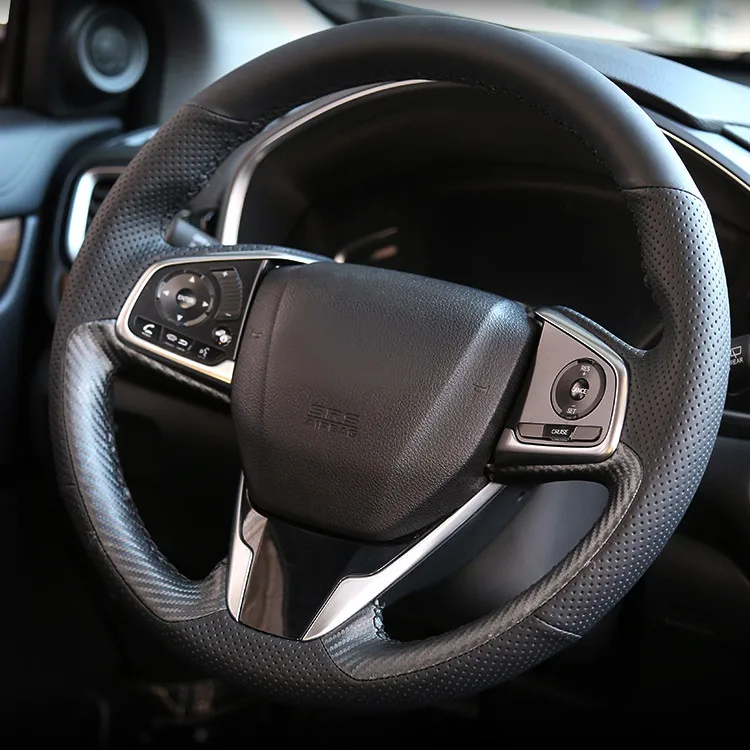 Кожаный специальный чехол на руль для Honda 2021 CRV Сделай Сам аксессуары для автомобиля
Кожаный специальный чехол на руль для Honda 2021 CRV Сделай Сам аксессуары для автомобиля