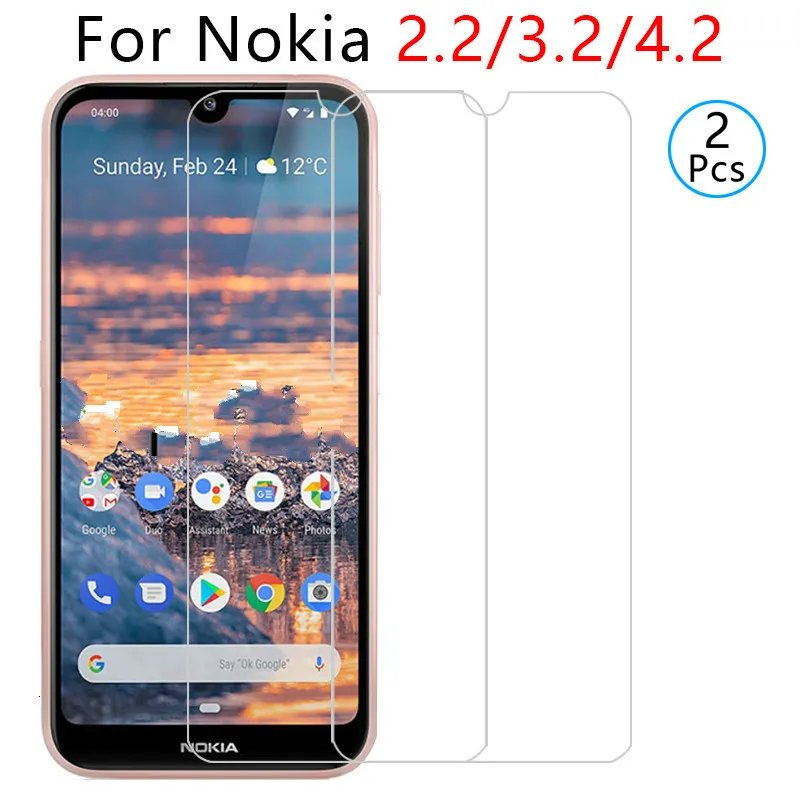 2 шт. закаленное стекло для nokia 3 4 защитное Защита экрана на nokia4.2 nokia3.2 nokia2.2