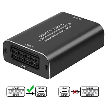 Scart To HDMI Converter Audio Video Adapter High Quality Audio Extractor Converter For Camera Pc Tv Accessories
Scart To HDMI Converter Audio Video Adapter High Quality Audio Extractor Converter For Camera Pc Tv Accessories