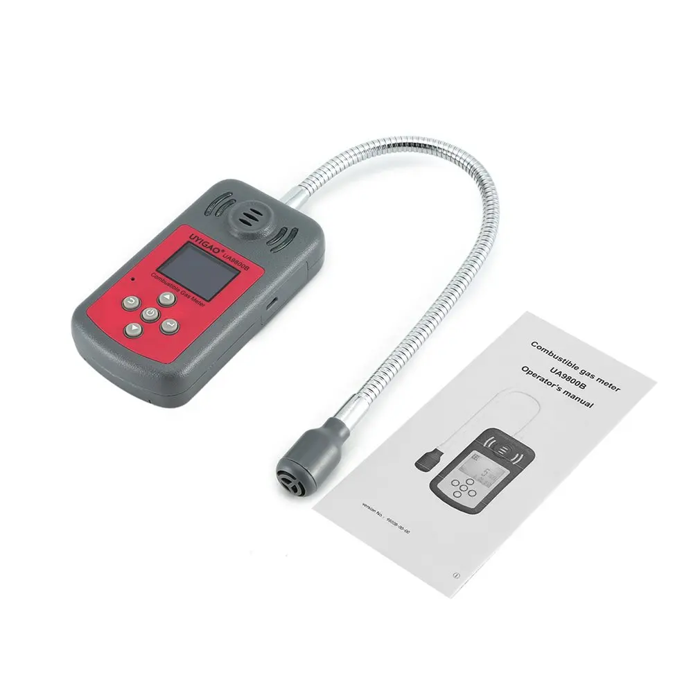 UYIGAO Digital Combustible Gas Detector Natural Gas Tester Analyzer Monitor Measuring Tool Air Quality Monitor UA9800B
UYIGAO Digital Combustible Gas Detector Natural Gas Tester Analyzer Monitor Measuring Tool Air Quality Monitor UA9800B