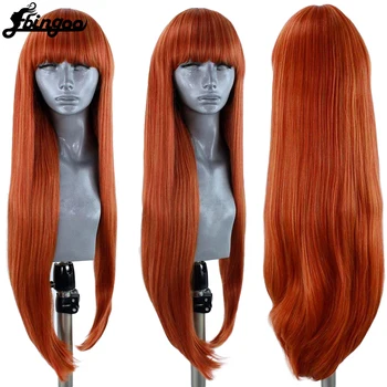 Ebingoo Persona 5 Futaba Sakura Wig Orange Synthetic Cosplay Wig Long Straight Wig with Bangs for Halloween Costume Party
Ebingoo Persona 5 Futaba Sakura Wig Orange Synthetic Cosplay Wig Long Straight Wig with Bangs for Halloween Costume Party