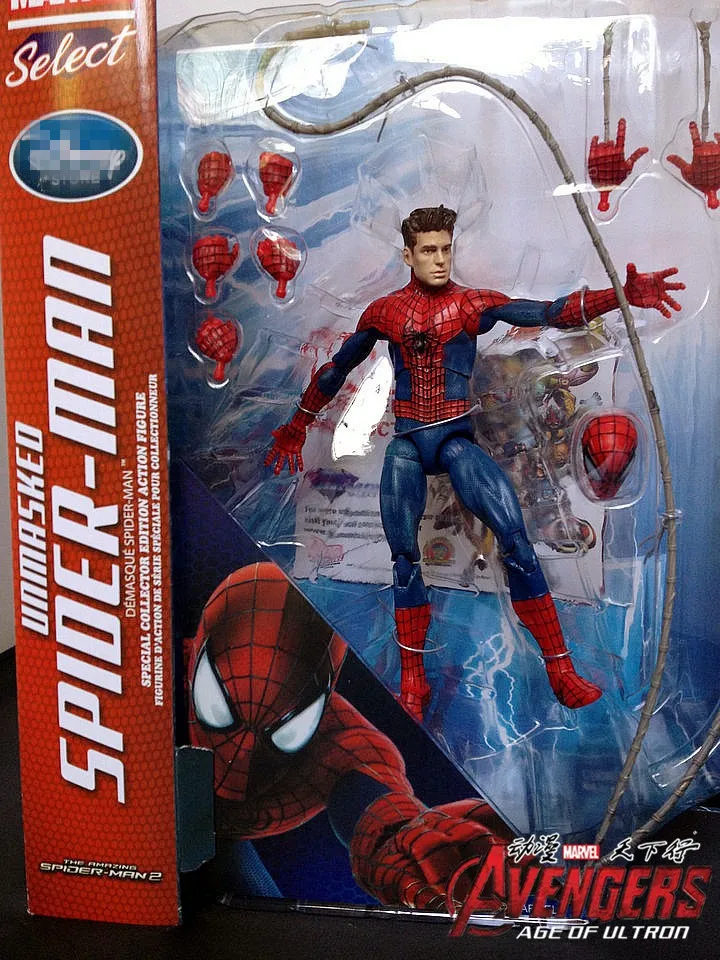Marvel Select Superhero Anime Figure Amazing Spider Man Movie Spiderman Toy 18CM Ultra Action Figure Toys
Marvel Select Superhero Anime Figure Amazing Spider Man Movie Spiderman Toy 18CM Ultra Action Figure Toys