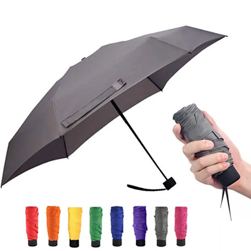 Mini Umbrella Rain Women Cute Folding Parasol Handy Ultralight Small Pocket Umbrella Men Outdoor Impermeable Anti-UV Umbrellas
Mini Umbrella Rain Women Cute Folding Parasol Handy Ultralight Small Pocket Umbrella Men Outdoor Impermeable Anti-UV Umbrellas