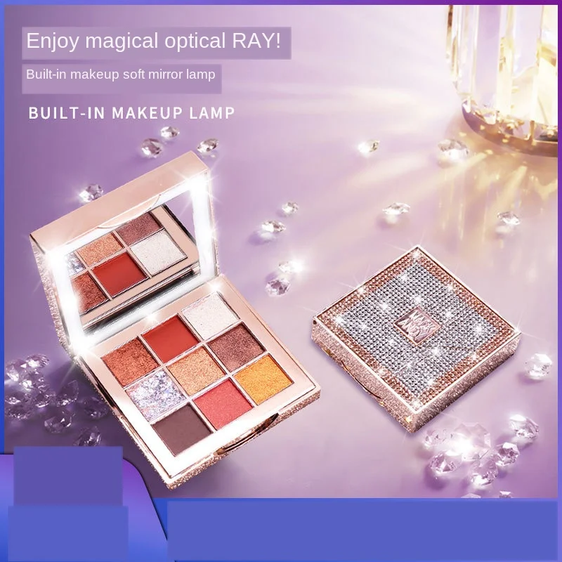 Dazzling star diamond lens, Eyeshadow is durable, and it is not easy to dye 9 colors.
Dazzling star diamond lens, Eyeshadow is durable, and it is not easy to dye 9 colors.