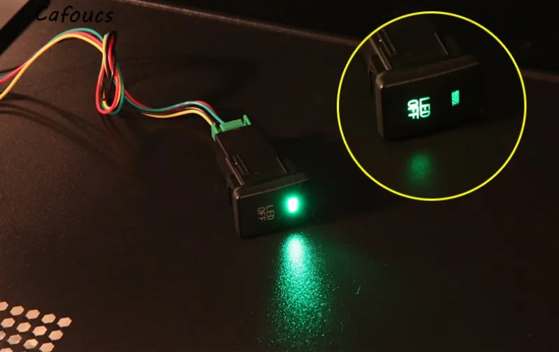 LED indicator switch
