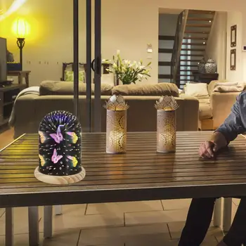 LED Light 3D Starburst Night Light Butterfly Glass LED Table Lamp Color Changing Decorative USB Charging
LED Light 3D Starburst Night Light Butterfly Glass LED Table Lamp Color Changing Decorative USB Charging