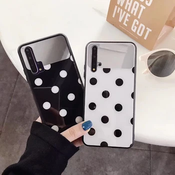 Tempered Glass Mirror Case for Huawei P10 P20 P30 Pro Mate10 Mate20 Pro Nova4 Nova5 Shockproof Wave Point Dots Phone Cover 
Tempered Glass Mirror Case for Huawei P10 P20 P30 Pro Mate10 Mate20 Pro Nova4 Nova5 Shockproof Wave Point Dots Phone Cover