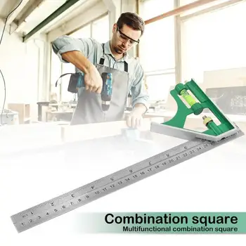 45 / 90 Degree Combination Square Angle Ruler Protractor Gauge Marking Measuring Tools Woodworking Carpenter Tools
45 / 90 Degree Combination Square Angle Ruler Protractor Gauge Marking Measuring Tools Woodworking Carpenter Tools