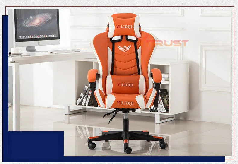 Computer Chair Racing Chair Recliner Office WCG Chair Gamer Massage Ergonomic PU Chair LOL Cafes Sports Chair Armchair Footrest Computer Chair Racing Chair Recliner Office WCG Chair Gamer Massage Ergonomic PU Chair LOL Cafes Sports Chair Armchair Footrest