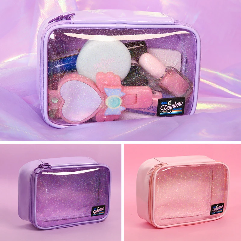 Fashion Starry Sky Makeup Bag Transparent Organizer Cosmetic Storage Travel Portable Beauty Zipper Box Girl Wash Waterproof Make
Fashion Starry Sky Makeup Bag Transparent Organizer Cosmetic Storage Travel Portable Beauty Zipper Box Girl Wash Waterproof Make
