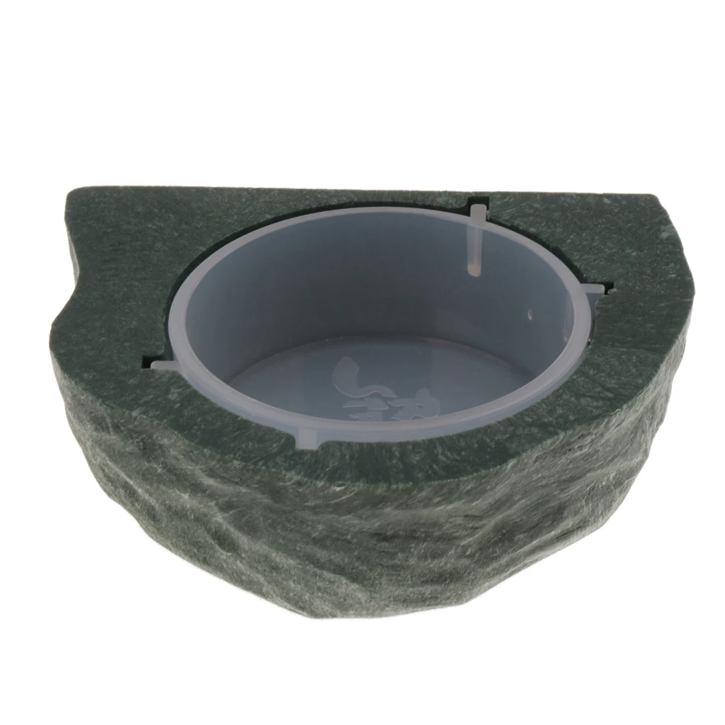 Reptile Feeding Dish Food Water Bowl Cup Feeder Bowl Cup Basin Tray Container for Small Pets Reptile Feeding Dish Food Water Bowl Cup Feeder Bowl Cup Basin Tray Container for Small Pets