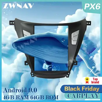 PX6 4+64G Tesla style Android 9.0 screen car multimedia player For Hyundai Elantra 2011-2016 GPS Audio Radio stereo BT head unit
PX6 4+64G Tesla style Android 9.0 screen car multimedia player For Hyundai Elantra 2011-2016 GPS Audio Radio stereo BT head unit