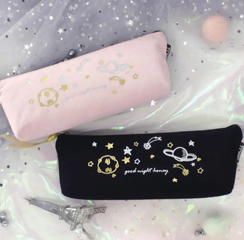 Fortune Stationery Toomey Space Station Triangular Lengthen Pencil Case Creative Students Stationery Box Leather Velvet Material
Fortune Stationery Toomey Space Station Triangular Lengthen Pencil Case Creative Students Stationery Box Leather Velvet Material