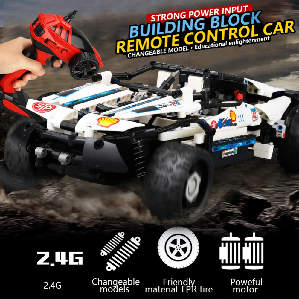Hot RC Cars Model Toy 2017A-9 2.4Ghz USB Charging Building Block DIY RC Cars Remote Control Cross Country Model Vehicle Toy Kid
Hot RC Cars Model Toy 2017A-9 2.4Ghz USB Charging Building Block DIY RC Cars Remote Control Cross Country Model Vehicle Toy Kid