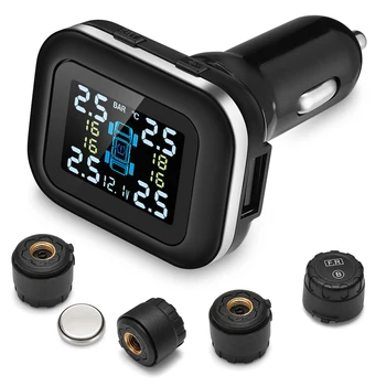 ZEEPIN C110 Tire Pressure Monitoring System Cigarette Lighter Plug TPMS Angle-adjustable 4 External Sensors Tyre Pressure Alarm
ZEEPIN C110 Tire Pressure Monitoring System Cigarette Lighter Plug TPMS Angle-adjustable 4 External Sensors Tyre Pressure Alarm