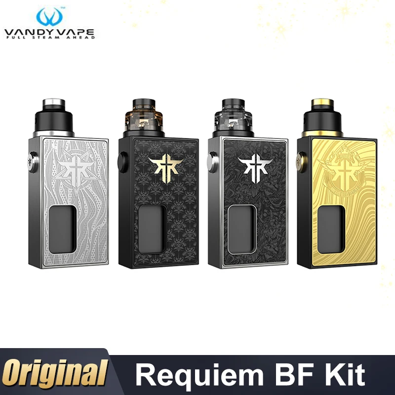 Оригинальный Vandy Vape Реквием BF Kit RDA бак 6 мл сквонк-бутылка механический мод Vandyvape