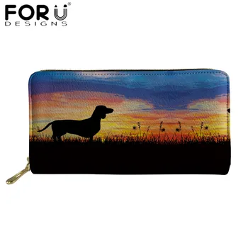 FORUDESIGNS Sketch Dachshund Pattern Leather Wallets Luxury Dog Design Party Clutch Bag for Ladies Zipper Phone Money Card Purse
FORUDESIGNS Sketch Dachshund Pattern Leather Wallets Luxury Dog Design Party Clutch Bag for Ladies Zipper Phone Money Card Purse