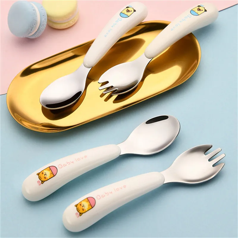 2Pcs Tableware Kids Spoon 304 Stainless Steel Baby Feed Spoon Baby of Rice Spoon Children Practice Spoon Training Spork Kid
2Pcs Tableware Kids Spoon 304 Stainless Steel Baby Feed Spoon Baby of Rice Spoon Children Practice Spoon Training Spork Kid