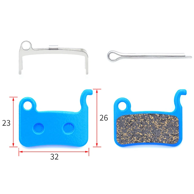 1 Pairs Semi-metal Bicycle Disc Brake Pads MTB Mountain Cycling Bike Brake Pads Bike Accessories For SHIMANO B01S SRAM M446 355 1 Pairs Semi-metal Bicycle Disc Brake Pads MTB Mountain Cycling Bike Brake Pads Bike Accessories For SHIMANO B01S SRAM M446 355
