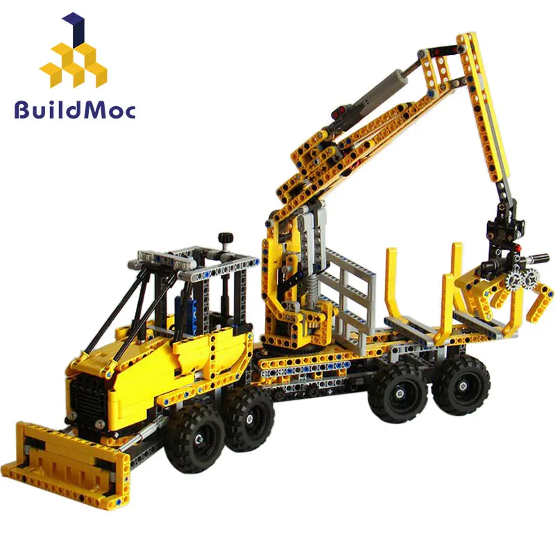 BuildMOC 8053 Forwarder Excavator Electric Track Car Building Blocks Compatible Technical Engineering Excavator Bricks Toys
BuildMOC 8053 Forwarder Excavator Electric Track Car Building Blocks Compatible Technical Engineering Excavator Bricks Toys