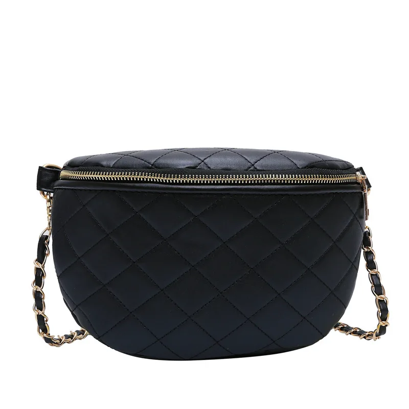 Women's waist bags Fashion PU Chain Vintage Small Women's fanny waist pack belt Bag Retro Simple casual black shoulder bag
Women's waist bags Fashion PU Chain Vintage Small Women's fanny waist pack belt Bag Retro Simple casual black shoulder bag