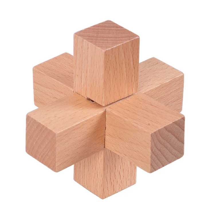 Children's Wooden Adult Educational Toy Kongming Lock Luban Lock Man Lock Beech IQ Challenge Unlock
Children's Wooden Adult Educational Toy Kongming Lock Luban Lock Man Lock Beech IQ Challenge Unlock