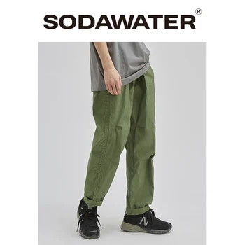 SODAWATER 2020 New Style Men Cargo Pants Loose Fit Elastic Waist Cargo Trousers Casual Male Joggles Pant Men's Clothing 3065S20
SODAWATER 2020 New Style Men Cargo Pants Loose Fit Elastic Waist Cargo Trousers Casual Male Joggles Pant Men's Clothing 3065S20
