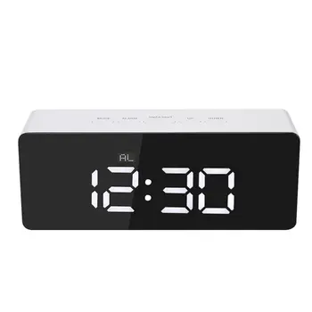 Alarm Clock Digital Electronic LED Clock Temperature Large Display Home Decor Mirror Function Home Decoration
Alarm Clock Digital Electronic LED Clock Temperature Large Display Home Decor Mirror Function Home Decoration