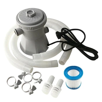 Electric Swimming Pool Filter Pump Water Cleaning Tool Above Ground Pool-US Plug 
Electric Swimming Pool Filter Pump Water Cleaning Tool Above Ground Pool-US Plug