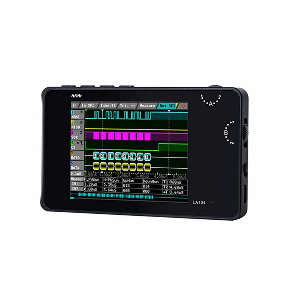 LA104 Portable Digital Logic Analyzer SPI IIC PWM Programmable 100Mhz PC Digital Based Virtual Test 4 Channel Detection
LA104 Portable Digital Logic Analyzer SPI IIC PWM Programmable 100Mhz PC Digital Based Virtual Test 4 Channel Detection