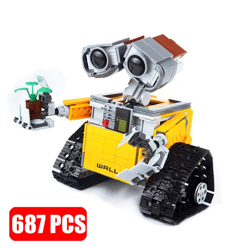 Star Technic Series Wars 16003 Ideas The Robot WALL E 21303 Building Blocks Kits Model Bricks Toys for boys Christmas Gifts
Star Technic Series Wars 16003 Ideas The Robot WALL E 21303 Building Blocks Kits Model Bricks Toys for boys Christmas Gifts