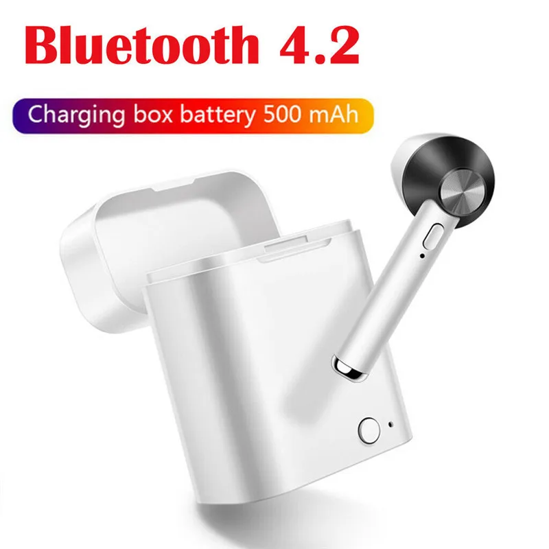 TWS Wireless Bluetooth 4.2 Earphone Headset Sport Touch Control Headphone Earbud Single
TWS Wireless Bluetooth 4.2 Earphone Headset Sport Touch Control Headphone Earbud Single