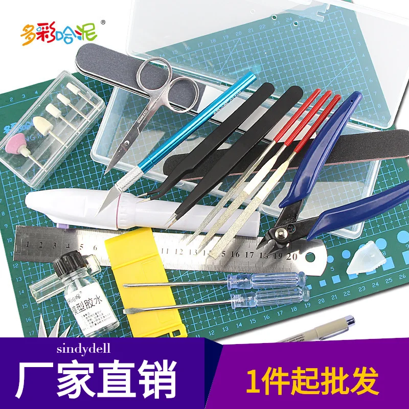 Gundam Model Tool Kit Military Model 3D Printing Assembled Seal Pen Knife Cutting Pliers Tweezers for Making da mo tiao
Gundam Model Tool Kit Military Model 3D Printing Assembled Seal Pen Knife Cutting Pliers Tweezers for Making da mo tiao